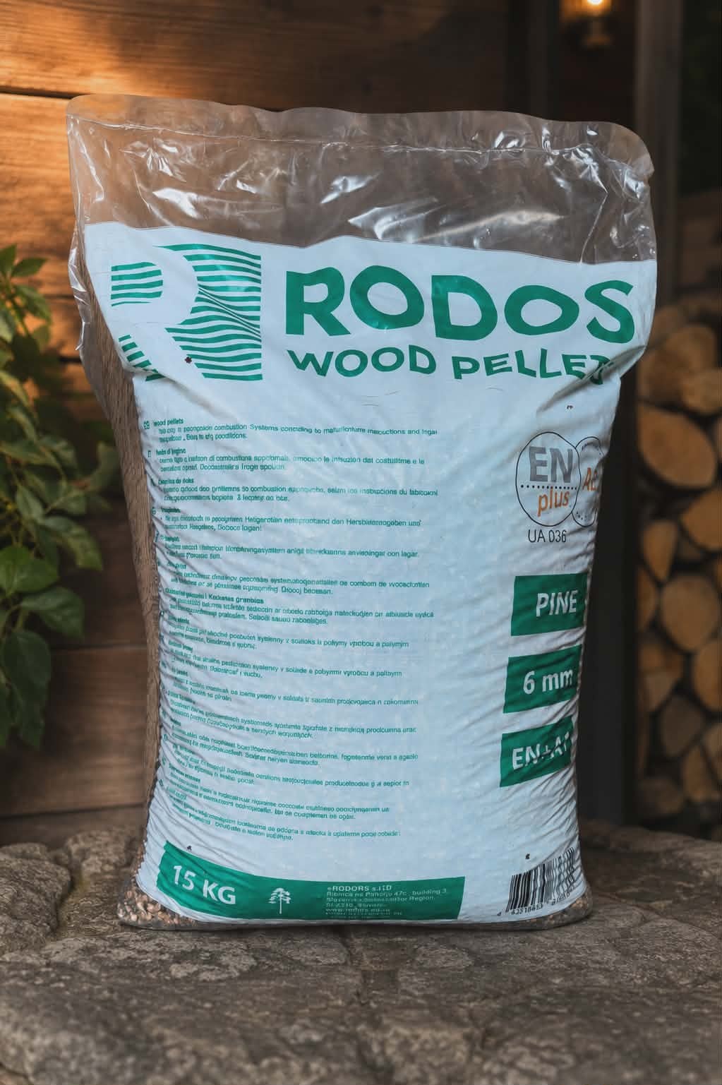 Pellet sosnowy "RODOS WOOD" 15kg